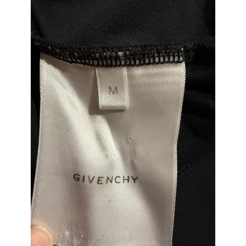 GIVENCHY Womens Black Cotton 4G Logo Embroidered Crewneck T-Shirt Size M - Picture 8 of 10